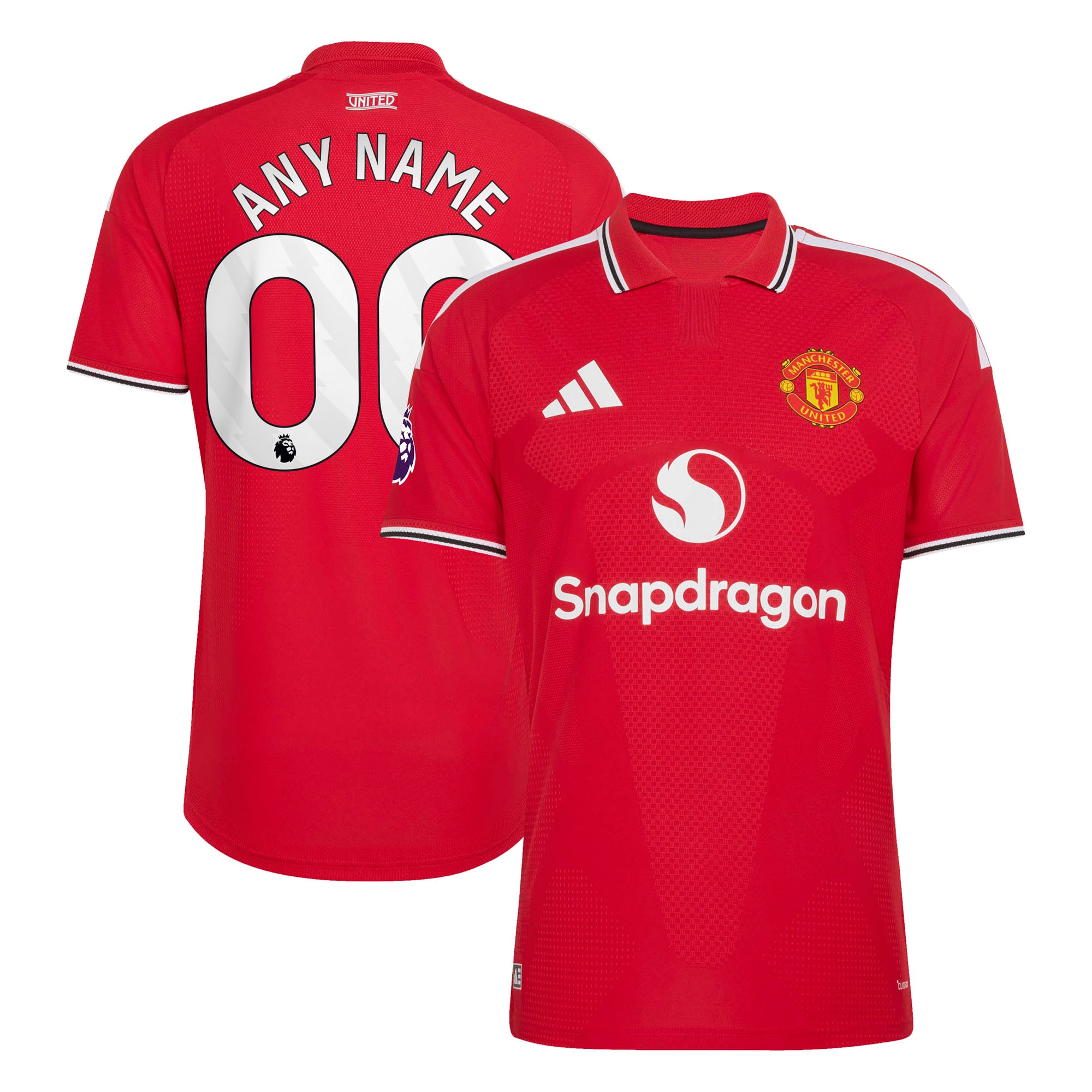 [SJH] Manchester United 2026/27 Home Authentic Custom Jersey - Red