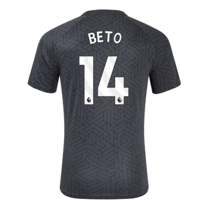 Everton Everton Away Shirt Beto #14 Official Licensed Committed Up...