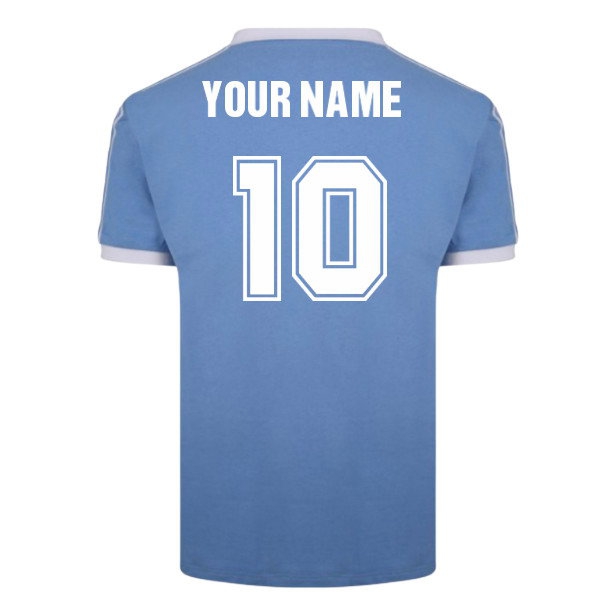 Manchester City 1976 League Cup Winners Shirt (Your Name)