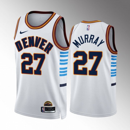 Nuggets White Denver Nuggets #27 Jersey - Reasonably Priced Game Day Wear