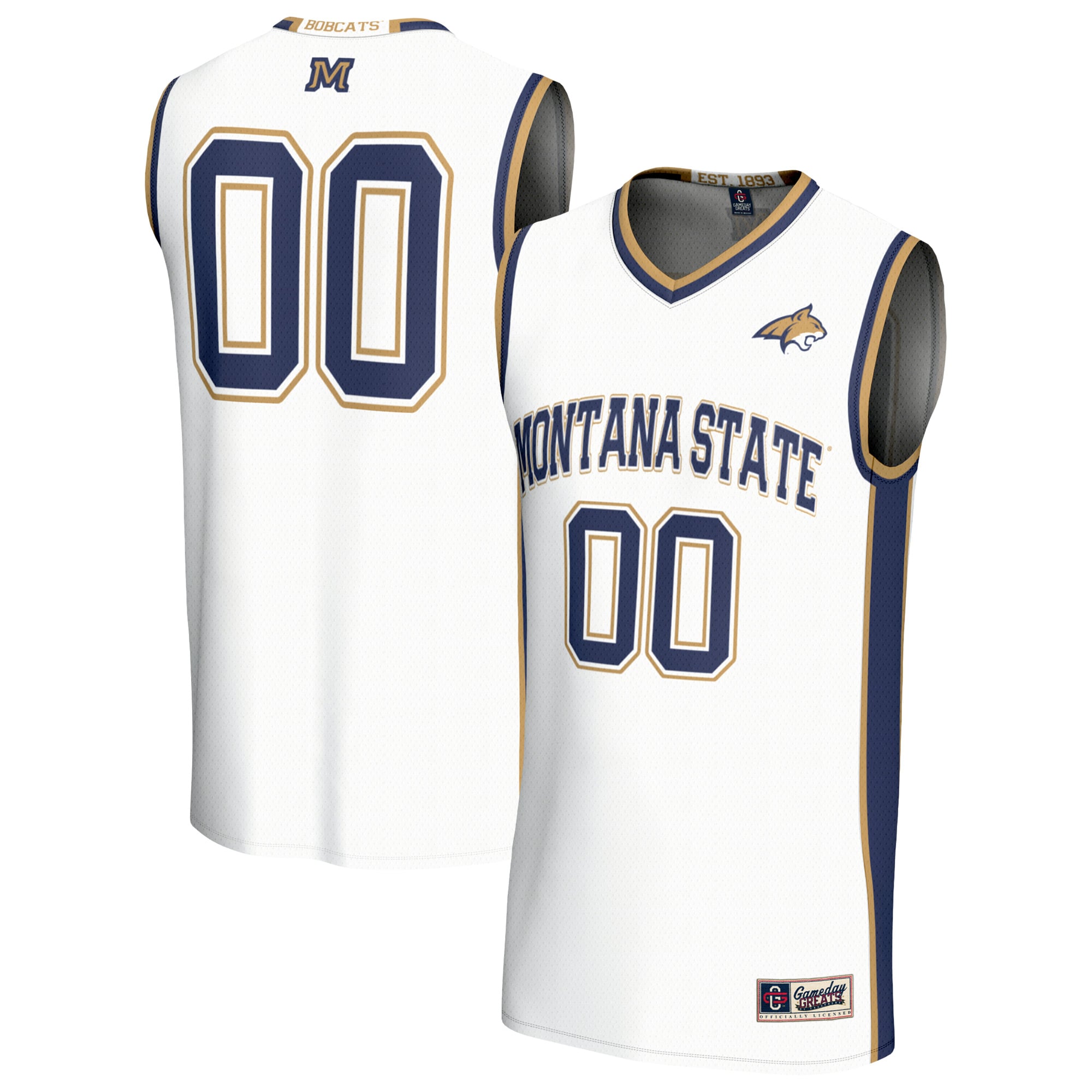 Montana State Bobcats GameDay Greats Youth Lightweight Basketball Fashion Jersey - White