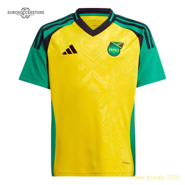 Official Jamaica Kids 20242025 Home Jersey 7years Drifit