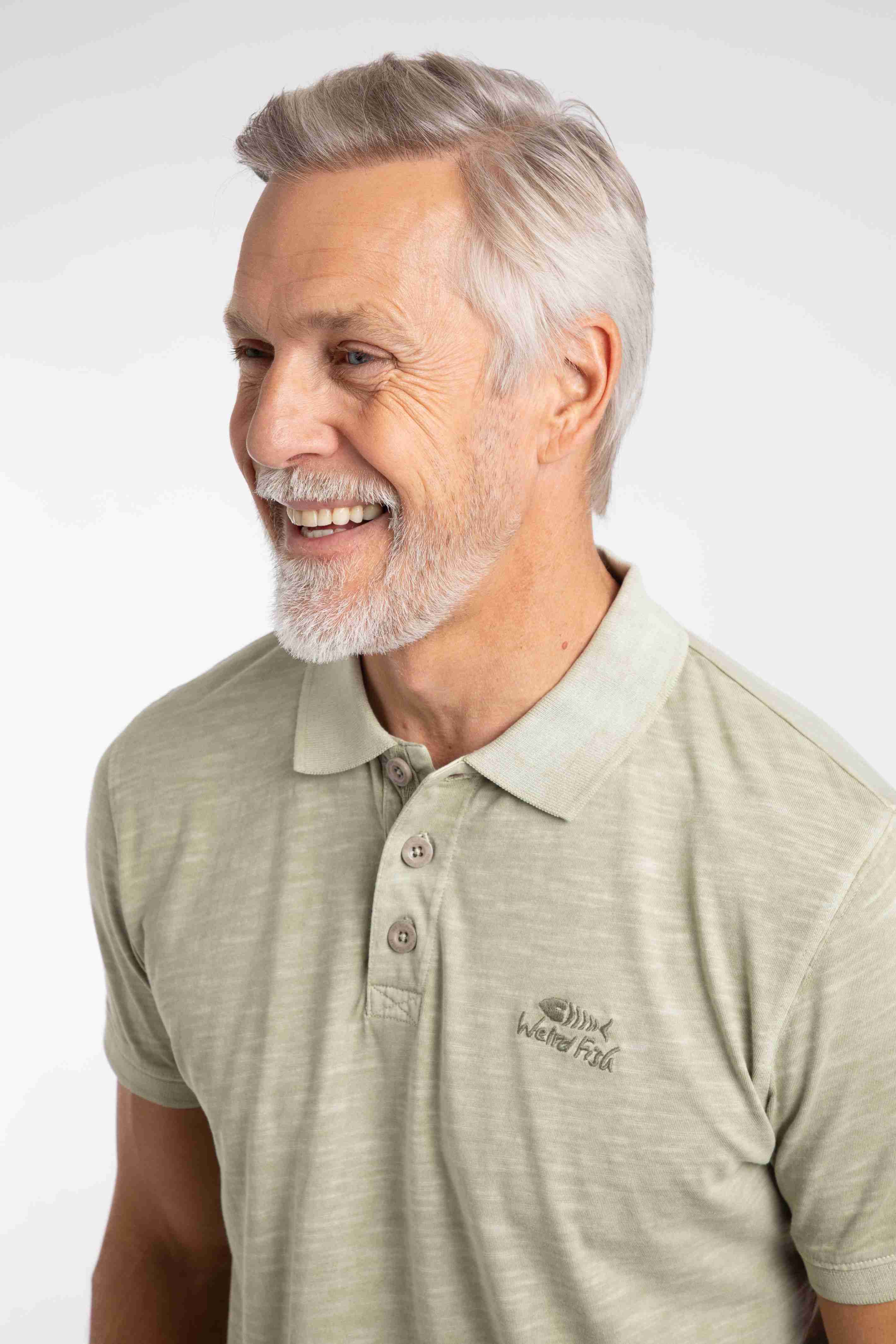 Indy Slub Polo Shirt Laurel Green