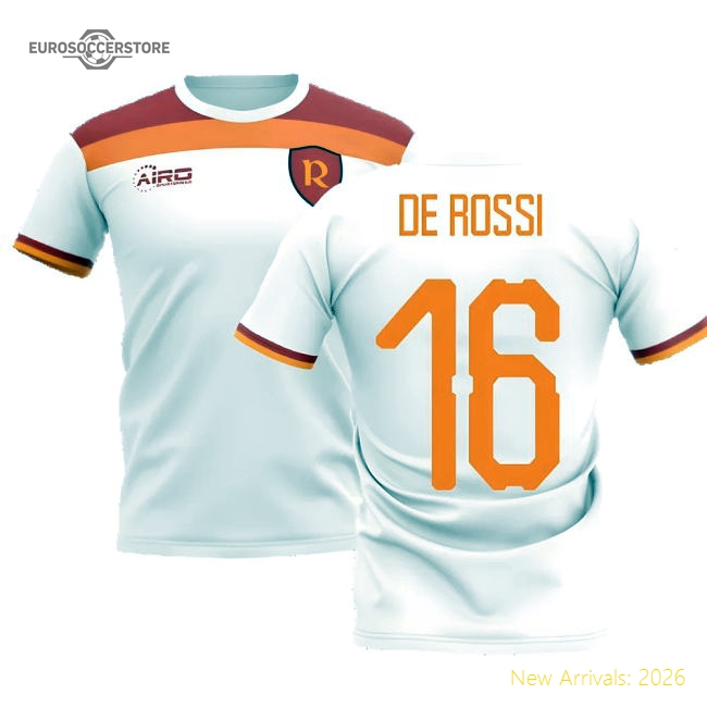 2025-2026 Roma Away Concept Football Shirt (DE ROSSI 16)