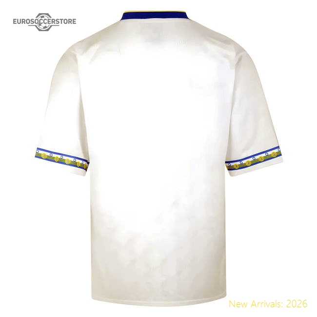 Score Draw Leeds United 1993 Admiral Retro Football Shirt