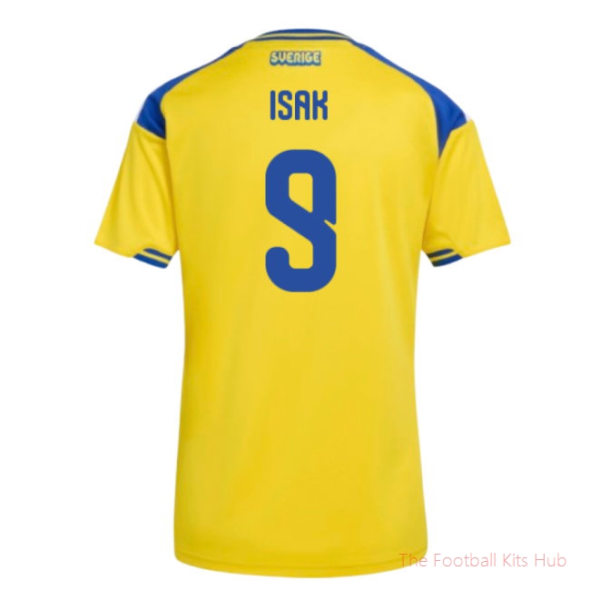 [LK] 2026/27 Sweden Home Shirt (Womens) (Isak 9)