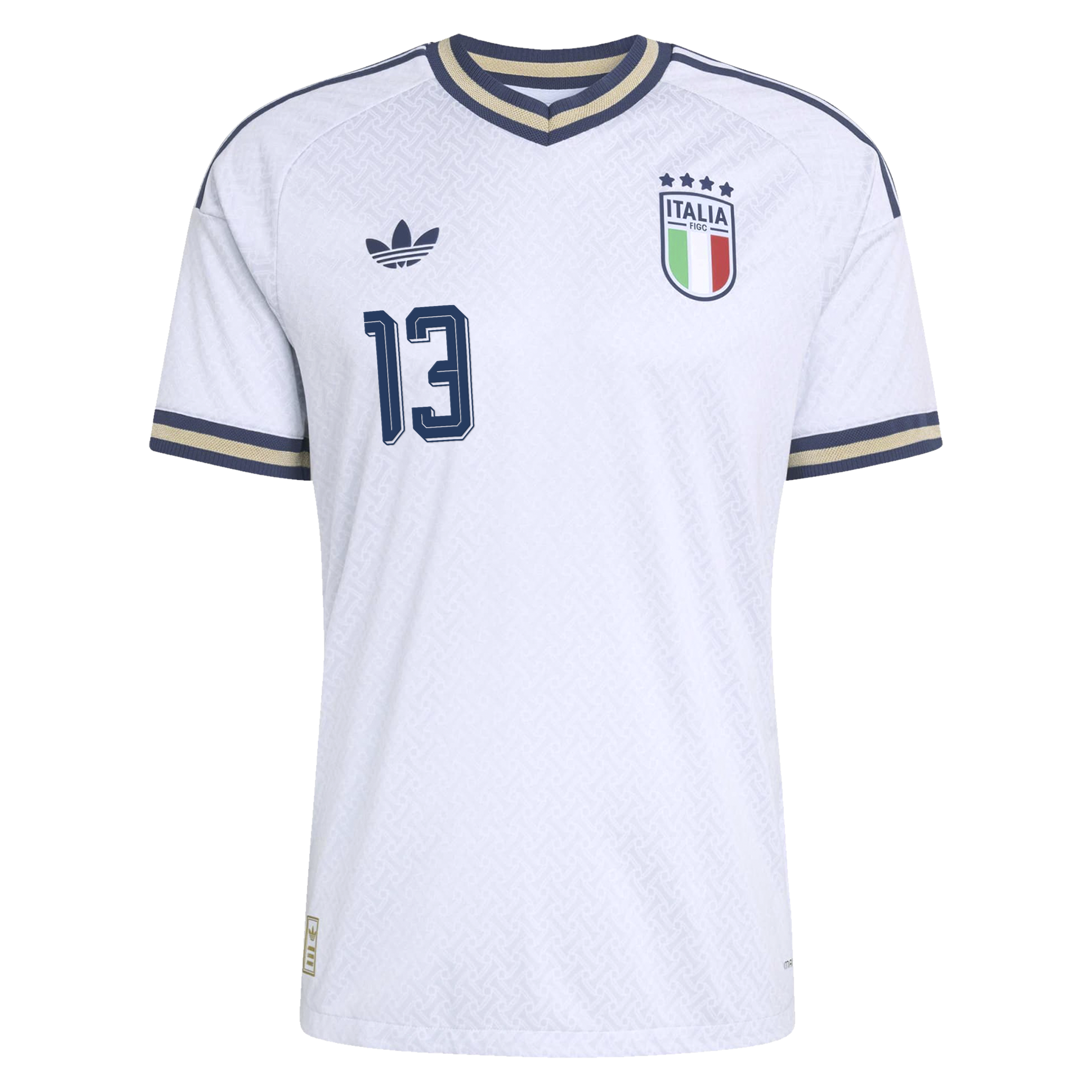 [SJH] Riccardo Calafiori Italy National Team 2026 Away On-Field Authentic Jersey - Light Blue