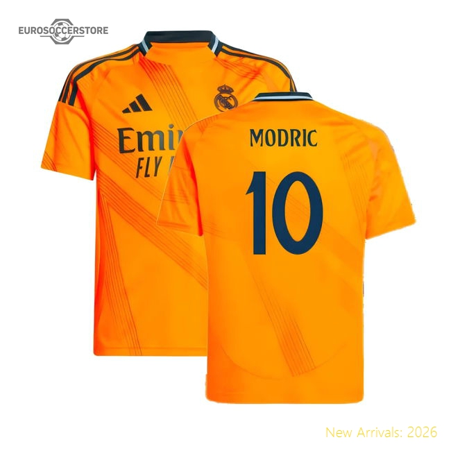 Professional-Grade 2024-2025 Real Madrid Away Shirt (Kids) (Modric 10)