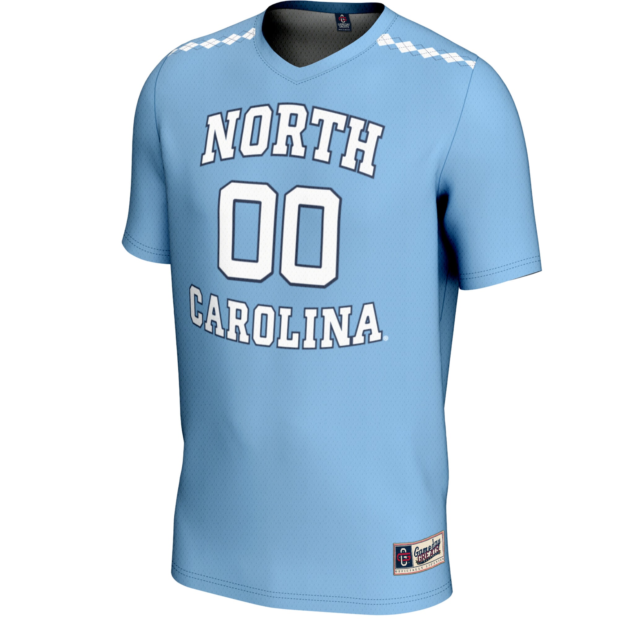 [DDG] North Carolina Tar Heels GameDay Greats Unisex NIL Pick-A-Player Women's Lacrosse Lightweight Jersey - Carolina Blue