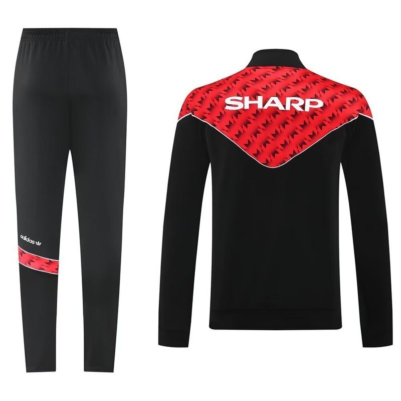 Advanced Fabric Man Utd Manchester United 2526 Black Tracksuit