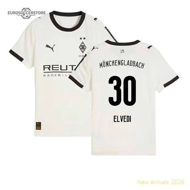 2025-2026 Football Team Kids Breathable Jersey Elvedi Puma Drycell
