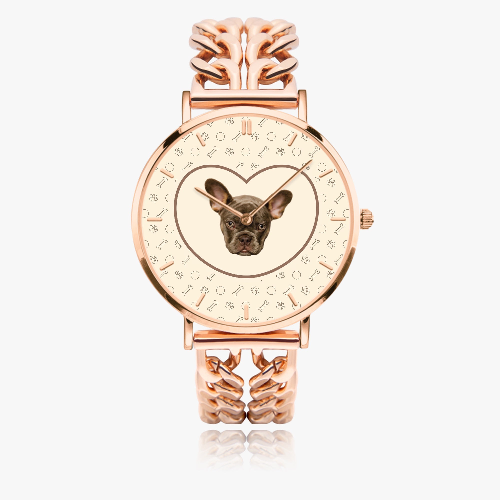 Hollow Strap Watch For Frenchie Lovers Outdoor Use | Vet-recommended