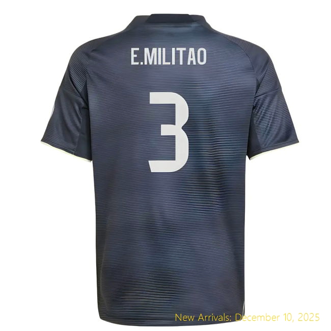 2025-2026 Real Madrid Away Shirt - Durable Match Day (Militao 3) -...