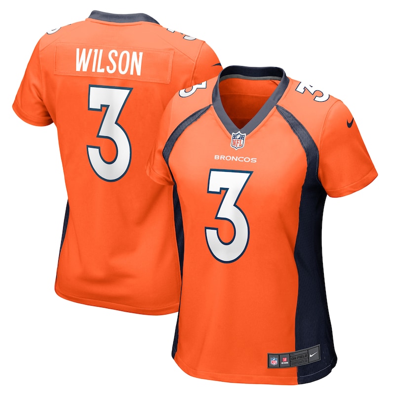 None Russell Wilson DEN Broncos Elite Authentic Jersey Game Day Wear