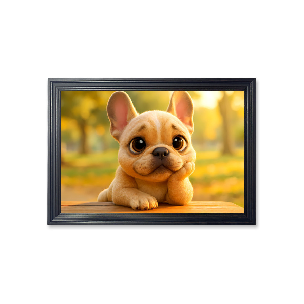 French Bulldog Luna Framed Poster • Wall Decoration Durable Dog Item