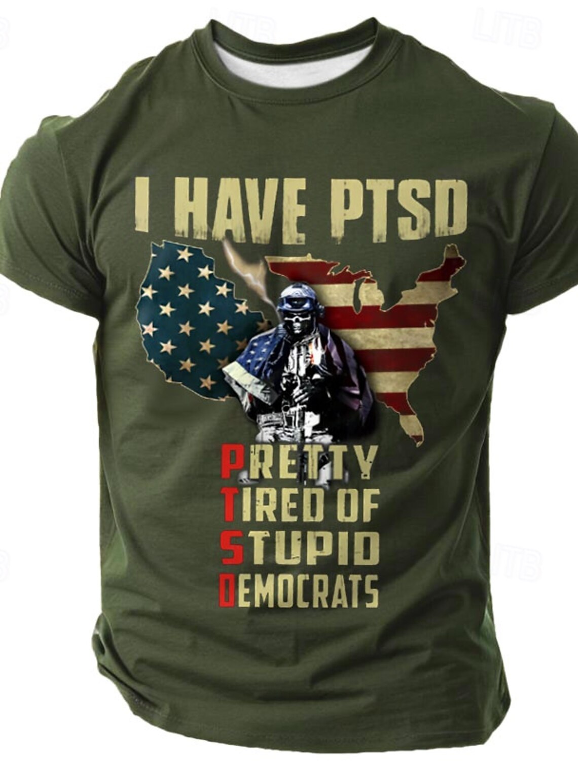 4th of July 2026 250th Memorial Day Patriotic Patriot 3D Print US Flag Crew Neck Short Sleeve T-Shirt Daily Street