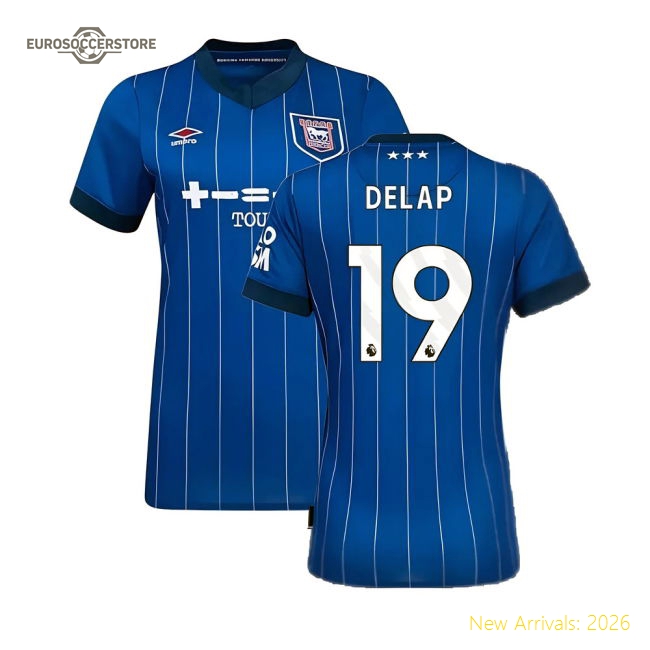 Stylish Womens Football Team Delap Jersey 2024-2025 Lightweight
