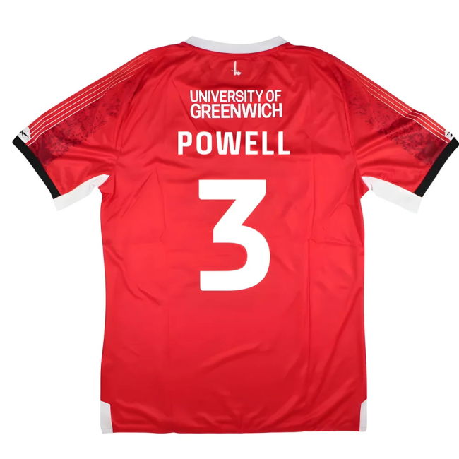 High Performance Football Charlton Athletic Home Shirt Powell #3 N...