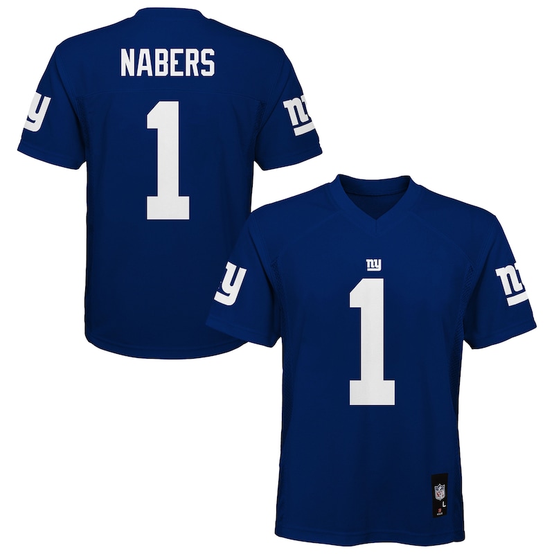 None Malik Nabers NY Giants Vintage Premium Jersey Football Apparel