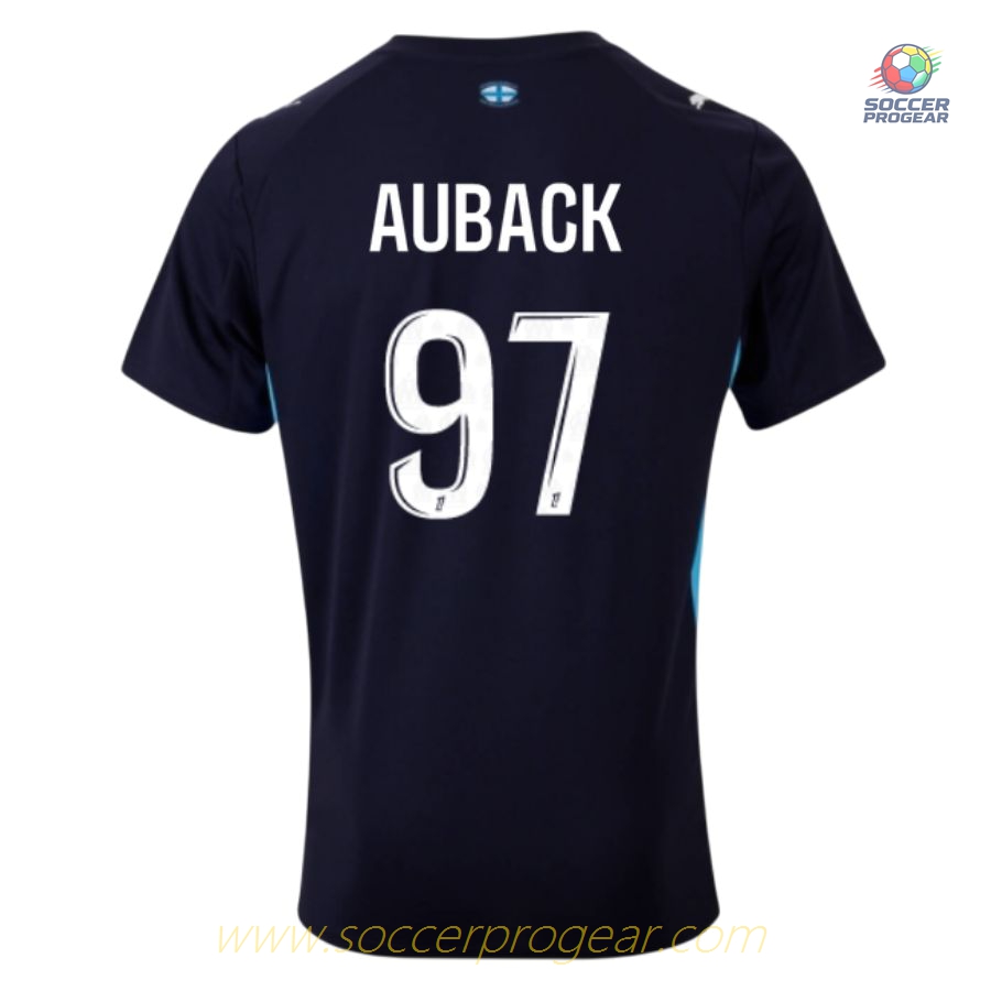 OM Replica Away Team Football Jersey 2025-26 Edition Aubameyang AUBACK 97