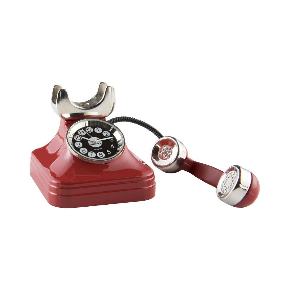 Telephone Clock | Red