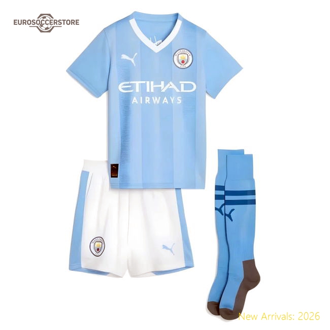 2023-2024 Man City Mini Comfortable Jersey Performance Fabric