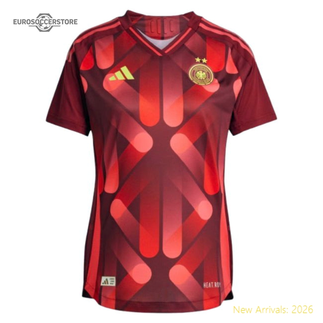 Premium Germany 2025-2026 Away Short Sleeve Shirt Athletic Movement