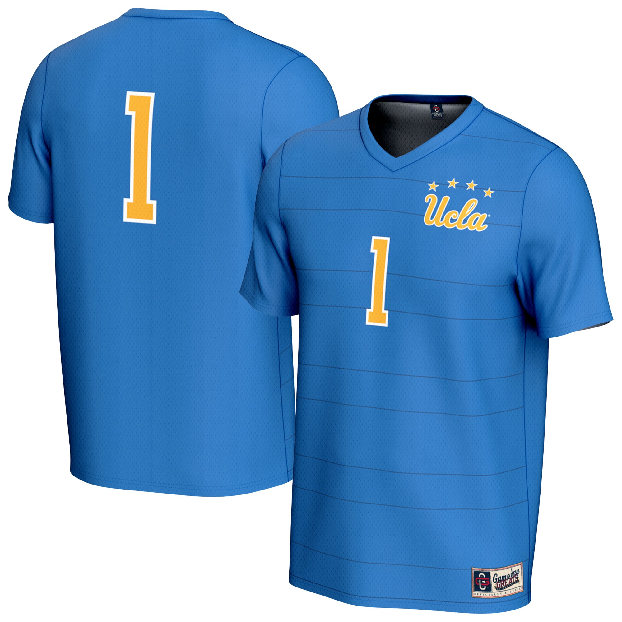 #1 UCLA Bruins GameDay Greats Youth Collegiate Men's Soccer Fashion Jersey - Blue
