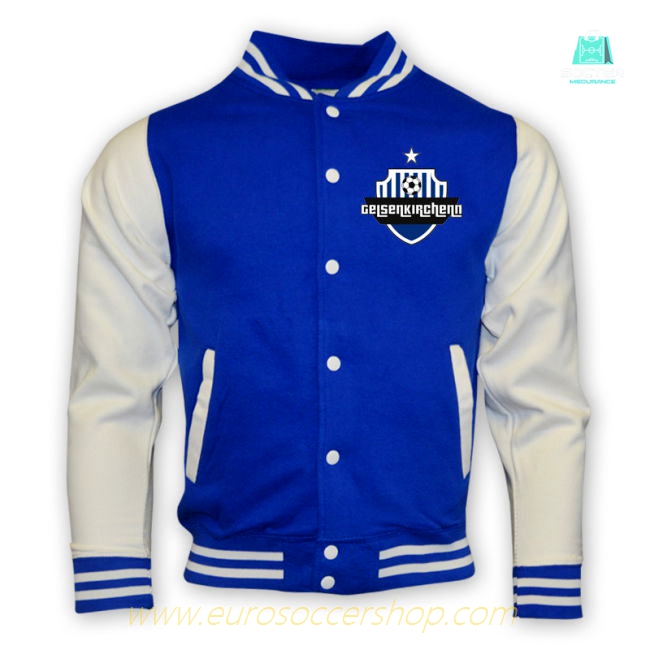 Schalke College Baseball Jacket (blue)