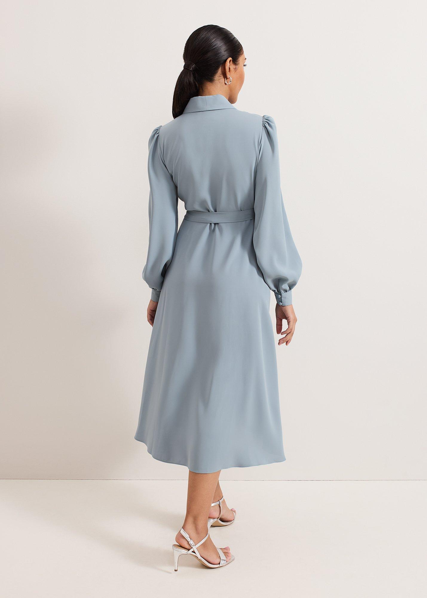 Petite Phillipa Wrap Midi Dress