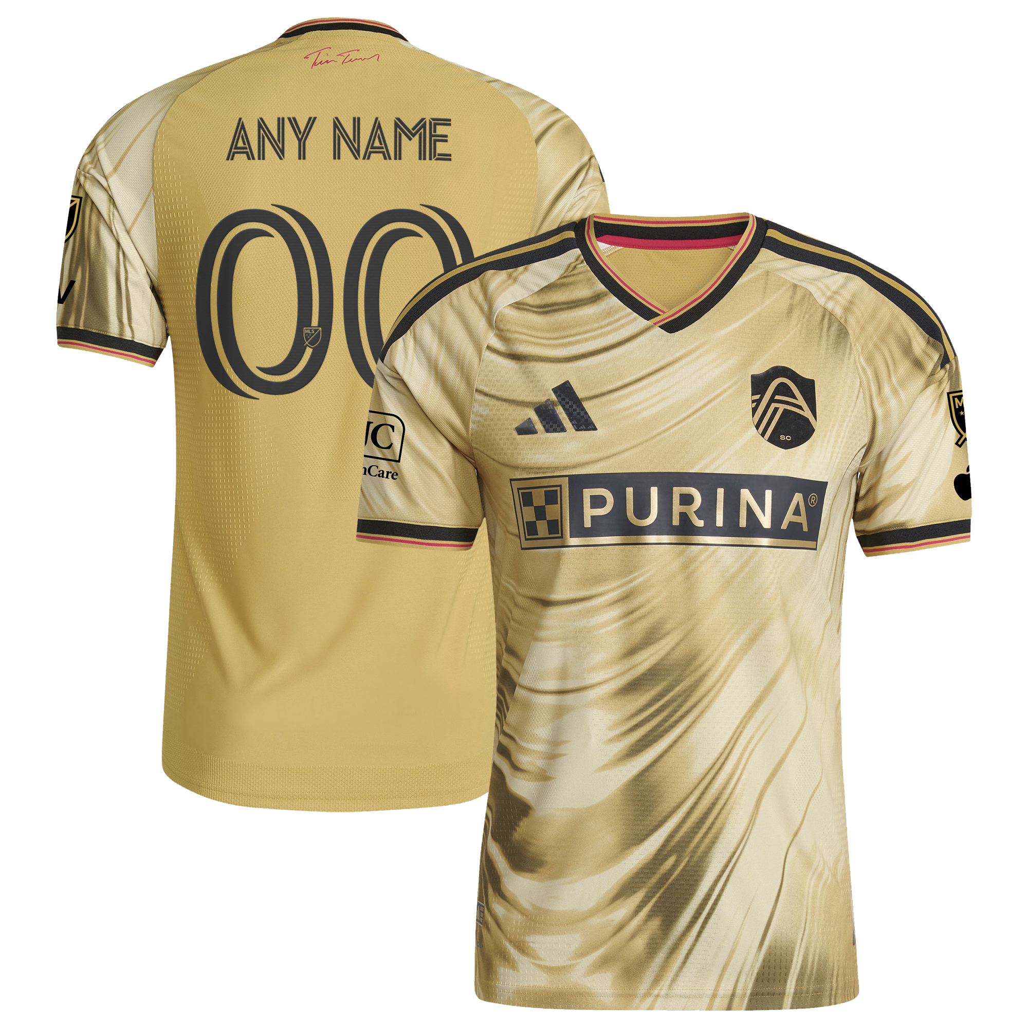 [SJH] St. Louis CITY SC 2026 The Tina Turner Kit On-Field Authentic Patch Custom Jersey - Yellow
