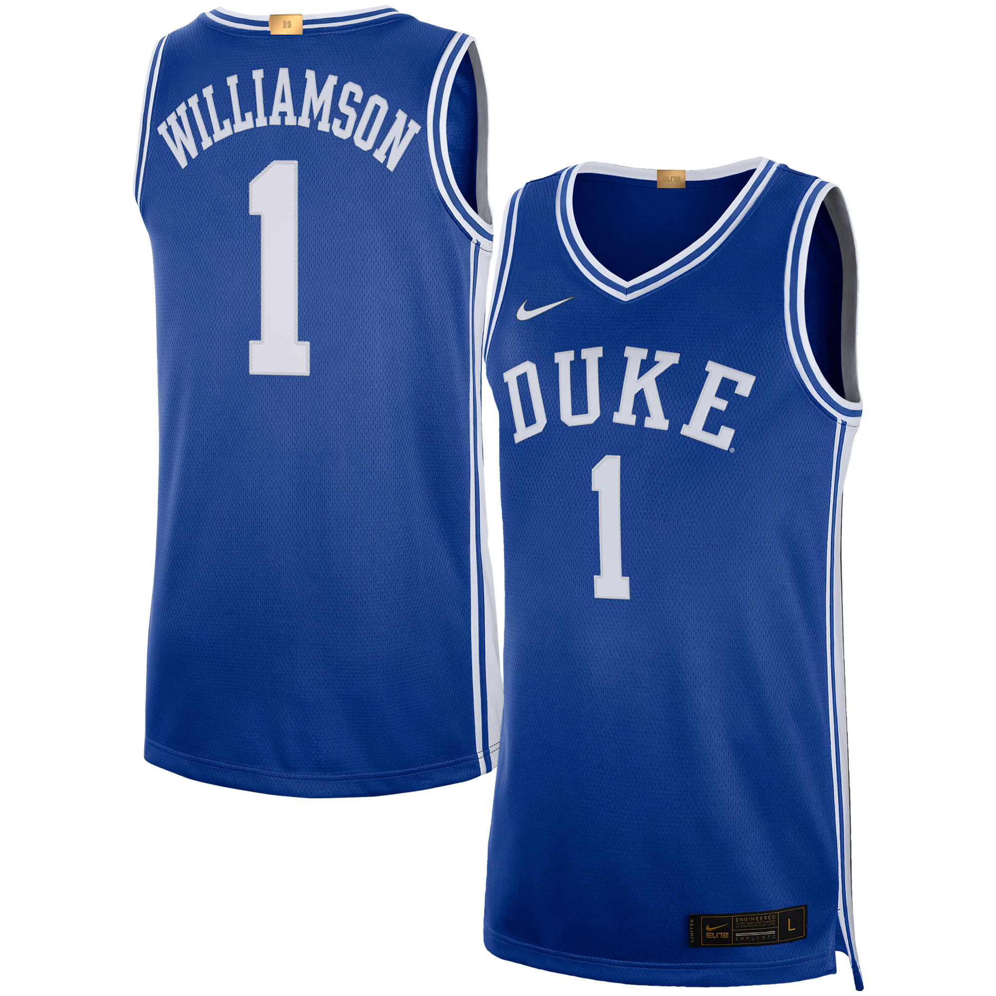 [DDG] Women's Zion Williamson #1 Duke Blue Devils Alumni Player Limited Basketball Jersey - Royal