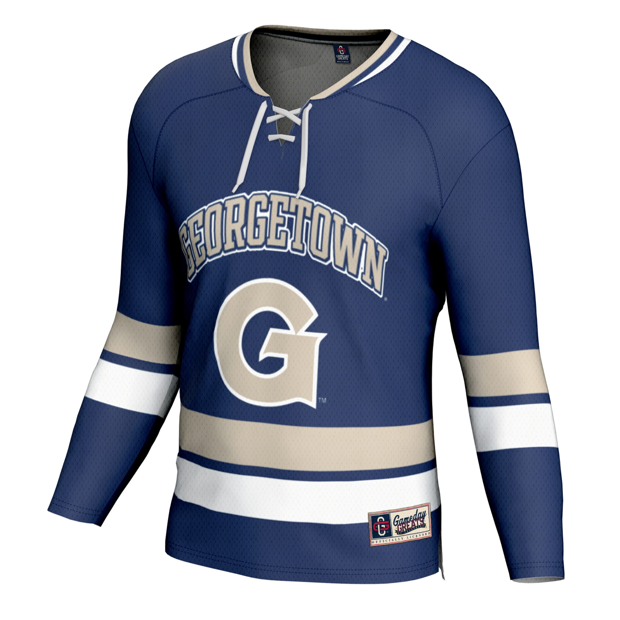 [DDG] Georgetown Hoyas GameDay Greats Spirit Hockey Jersey - Navy