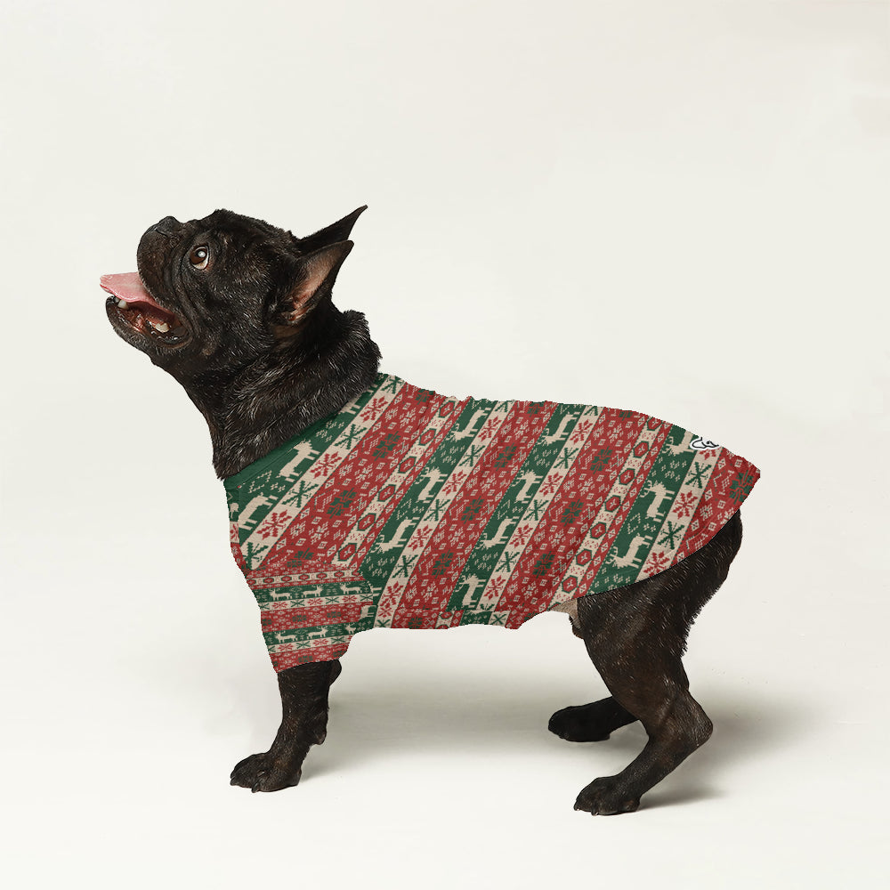 French Bulldog Cleo Wool Sweater For Frenchies Ugly Christmas Sweater Warm Dog Outfit