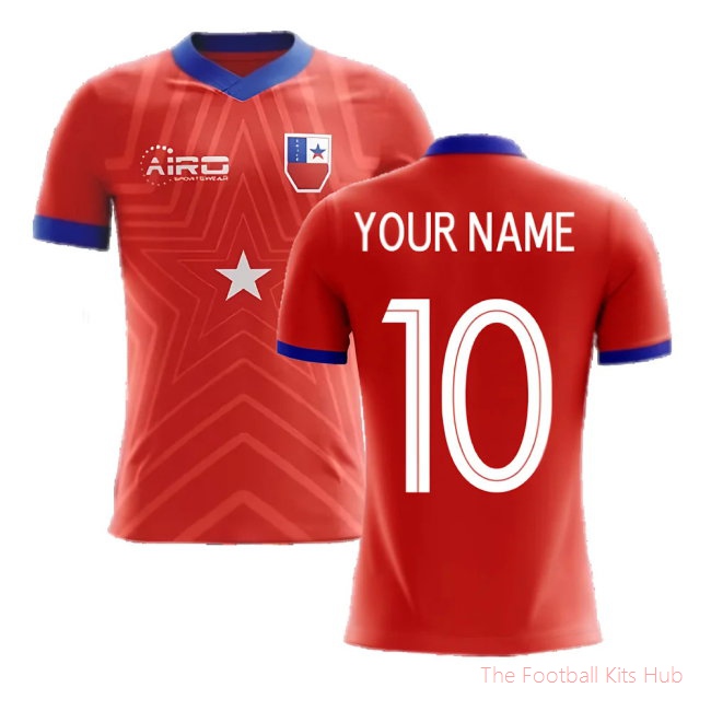 [LK] 2025/26 Chile Home Football Shirt (Your Name)