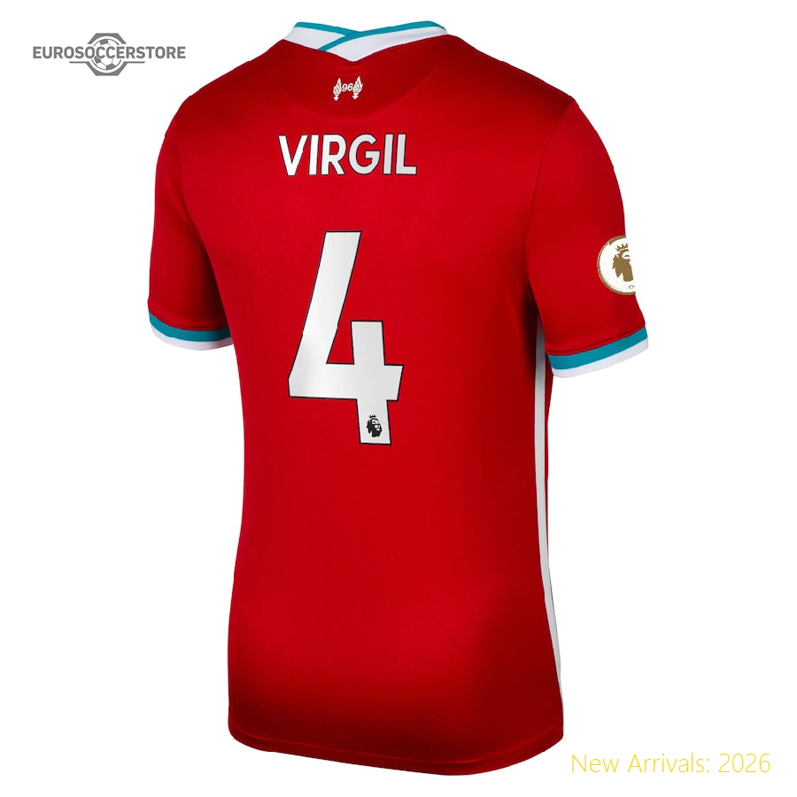 Club Approved Adult Liv Virgil Van Dijk Home Authentic Jersey 2020