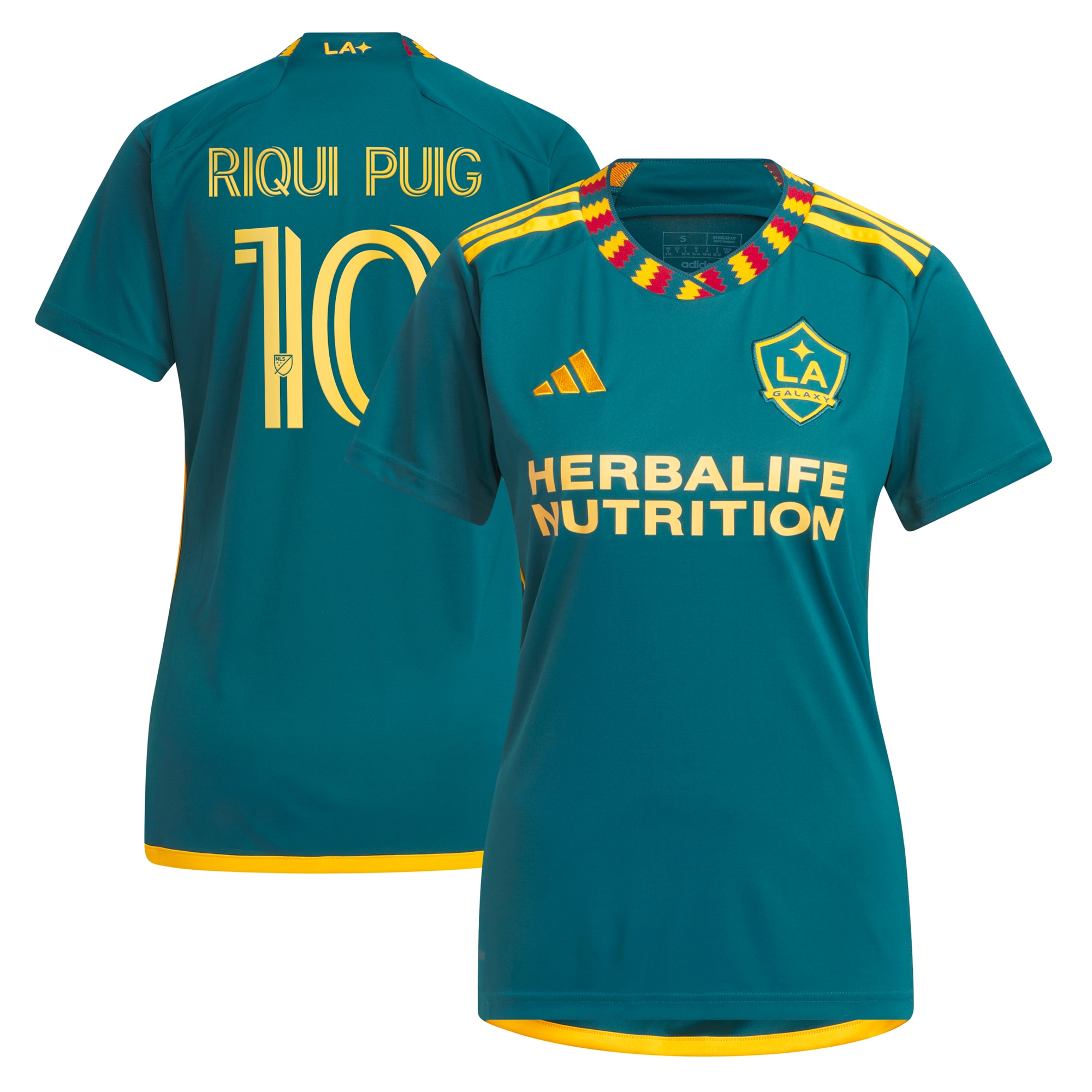 [JED] Youth Riqui Puig LA Galaxy Women's 2024 LA Kit Replica Player Jersey - Green