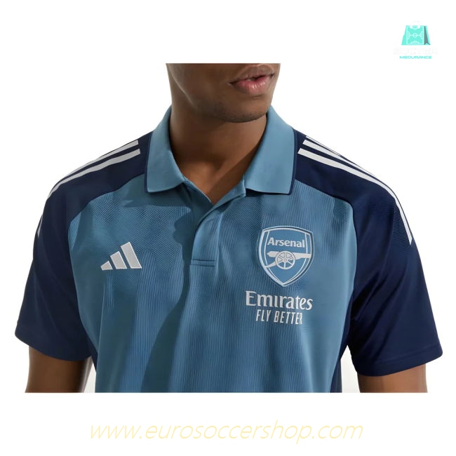 2025-2026 Arsenal Polo Shirt (Blanch Blue)