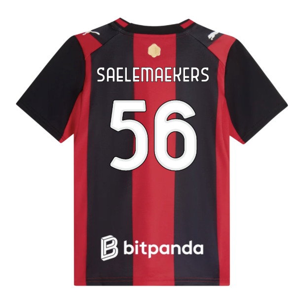 [DDJ] 2026-2027 AC Milan Home Shirt (Kids) (Saelemaekers 56)