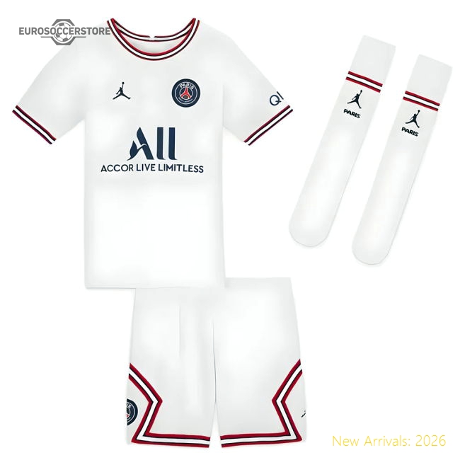 Fan-Favorite Official 2021-2022 Psg Little Boys Fourth Kit