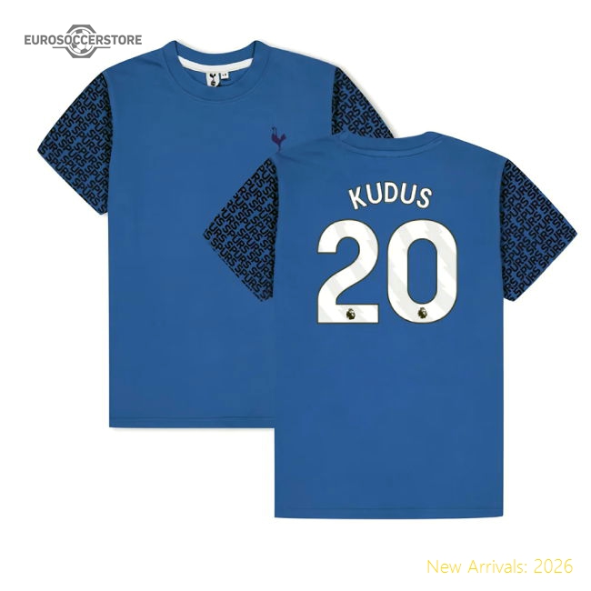 2025-2026 Tottenham Hotspur Shirt Kudus Performance Fabric