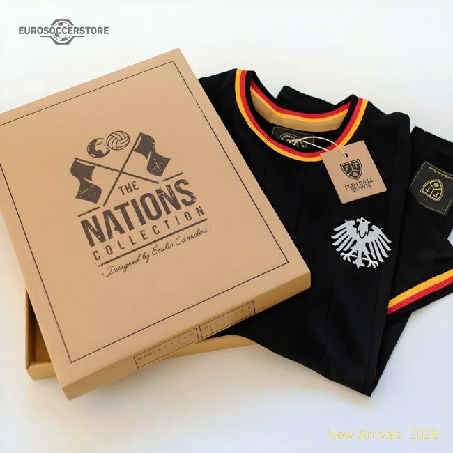 Vintage Germany Die Adler Away Soccer Kit Game Wear Jersey