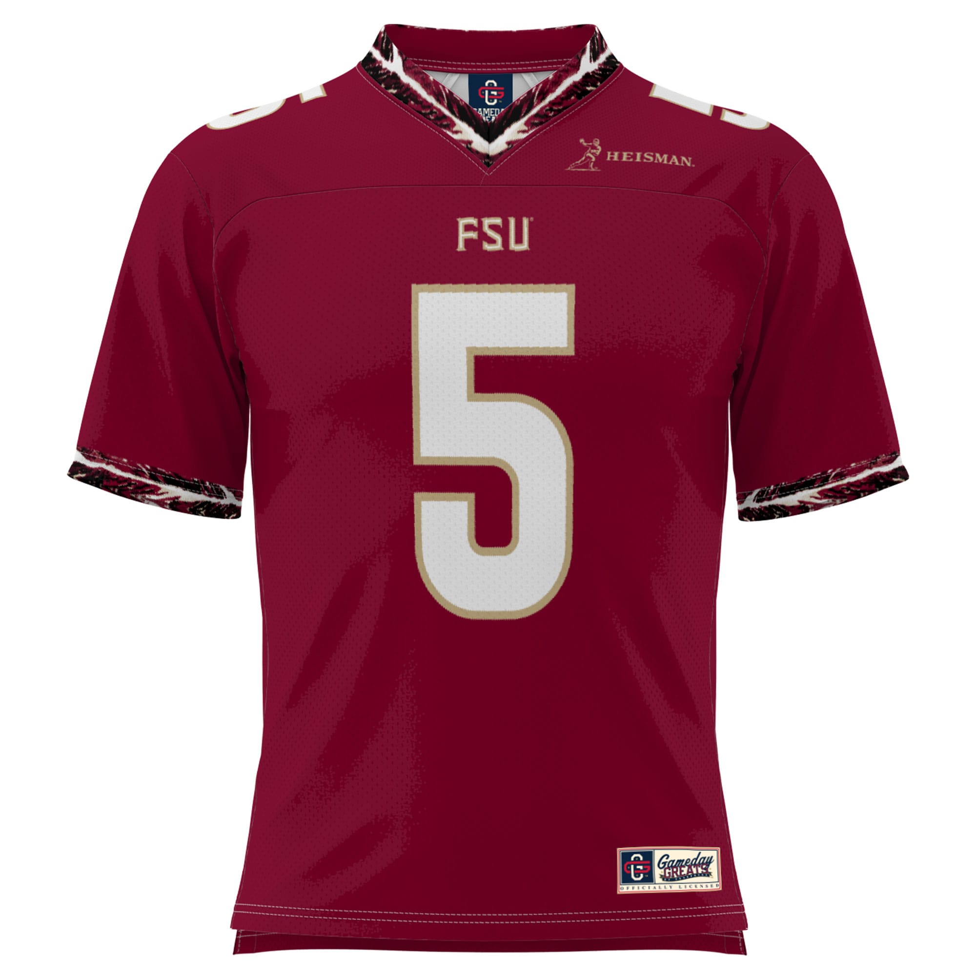 [DDG] Jameis Winston Florida State Seminoles GameDay Greats Heisman Football Jersey - Garnet