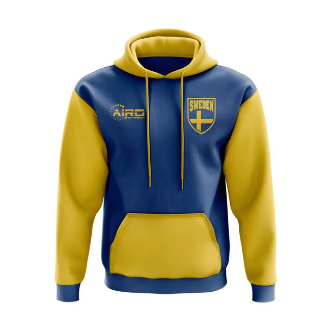 Professional Sweden Concept Country Football Hoody (Blue)