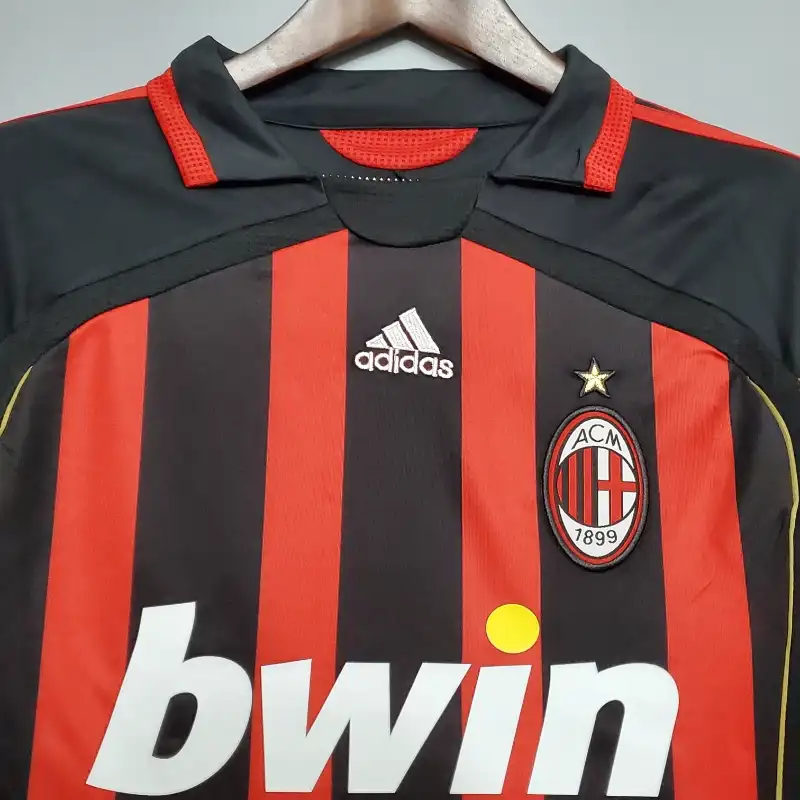2006-2007 Long Sleeve AC Milan Jersey retro kit