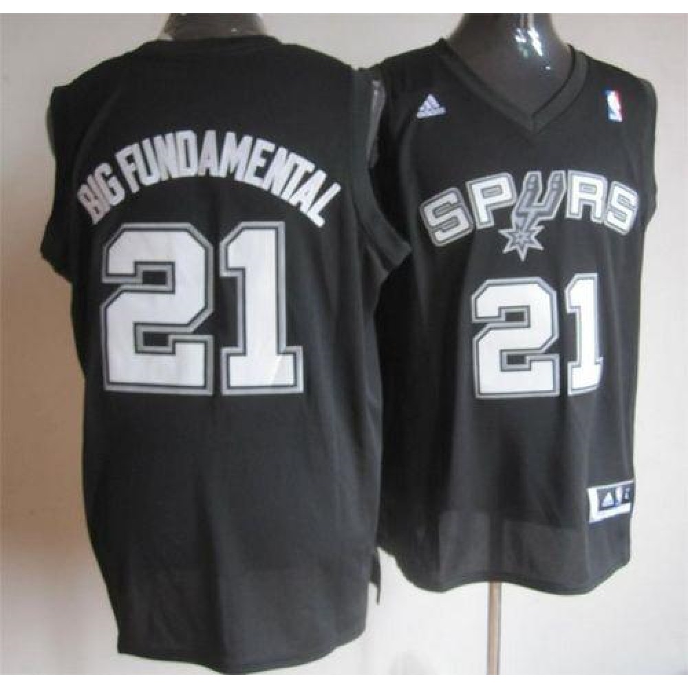 Fan Favorite Budget-Friendly Men's SAS #21 Tim Black Basketball Jersey