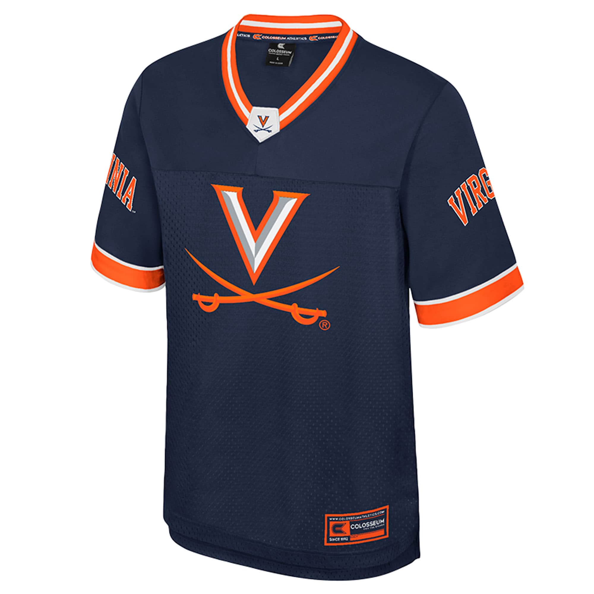 [DDG] Virginia Cavaliers Colosseum Nothing But The Hits Football Jersey - Navy