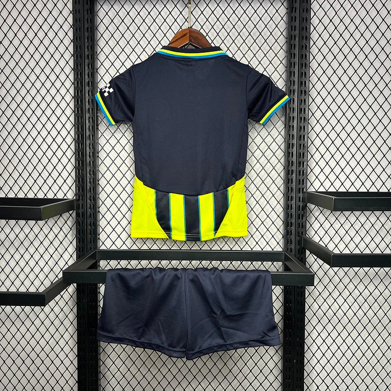 Elite Series Man City Kids Manchester City 2425 Away Kit ShirtShorts