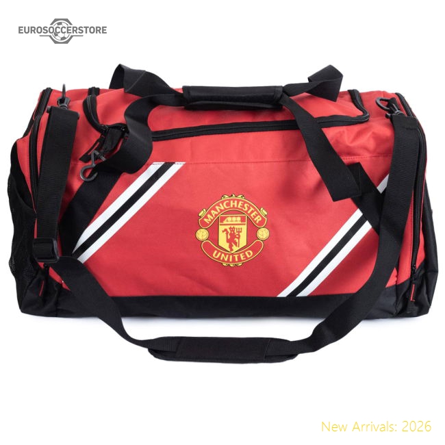Manchester United Fc Core Stripe Holdall - Collectors Item