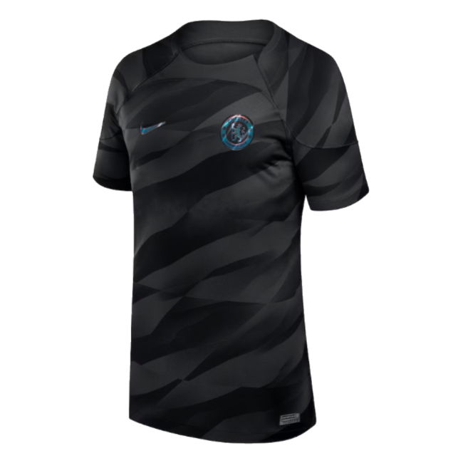 Avid Chelsea Chelsea Home Goalkeeper Shirt Black Kids Sanchez #1 M...